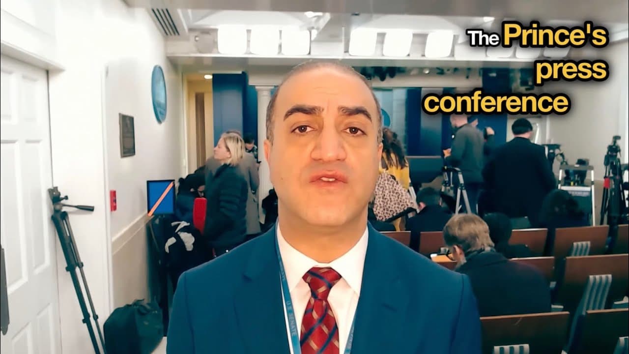 The Prince's Historic Press Conference: A Vision for Iran's Future