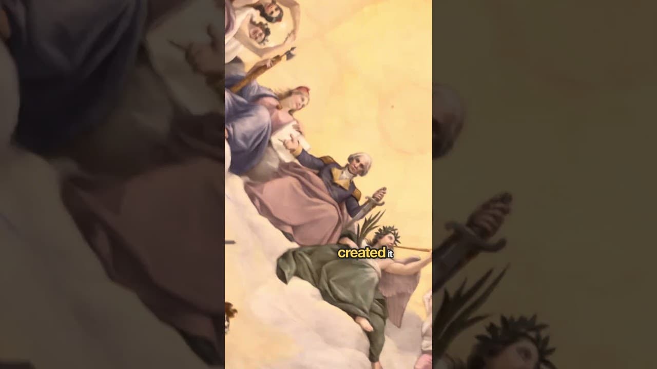 زیر گنبد کنگره آمریکا چه خبره؟ #usa #art #capitol